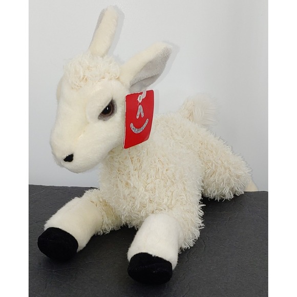 Aurora Other - Aurora Flopsie Llama 8x9" Plush Long Curly Fur Stuffed Animal NWT 2017